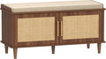 Akxomel Rattan Shoe Storage Bench by Akxomel