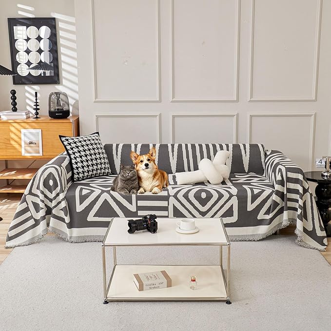 VClife Boho Couch Covers, Small Loveseat Cover by VCLIFE