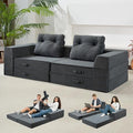 Folding Sofa Bed, 4 in 1 Convertible Sleeper Chair by HILEROSinkintoComfort