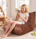 Hobestluk Small Bean Bag Chair Lazy Floor Sofa Bean Bags by YourHomeDeservesMore