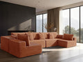 138" Cloud Sectional Couch, Comfort U Shaped Sofa by VYUXWO