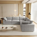 JACH V-Shaped Cloud Sectional Couch by JACH