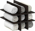 Furinno Cubicle Cube Insert, 9-Compartment Cube Organizer, Geometric Shelf by Furinno-FitsYourSpaceFitsYourBudget