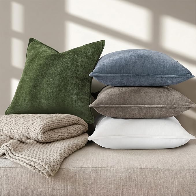 decorUhome Summer Couch Throw Pillow Covers 16x16 Set of 2, Decorative Soft - Image 6