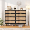 GarveeHome Rattan 8 Drawer Dressers by GarveeHome