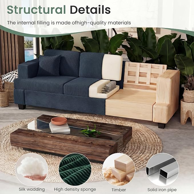 YOUDENOVA Sofa, Modern Comfy Couches - Image 6