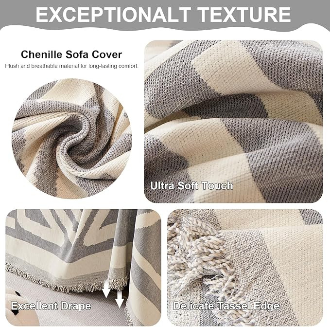VClife Boho Couch Cover, Dog Sofa Cover - Image 5