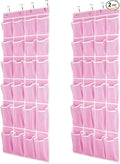 SAVERHO 2 Pack Hanging Shoe Organizer，Over Door Shoe Organizer by SAVERHO
