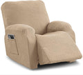 Recliner Chair Covers, 4-Piece Stretch Geometric Strokes Jacquard Reclining by Unknown
