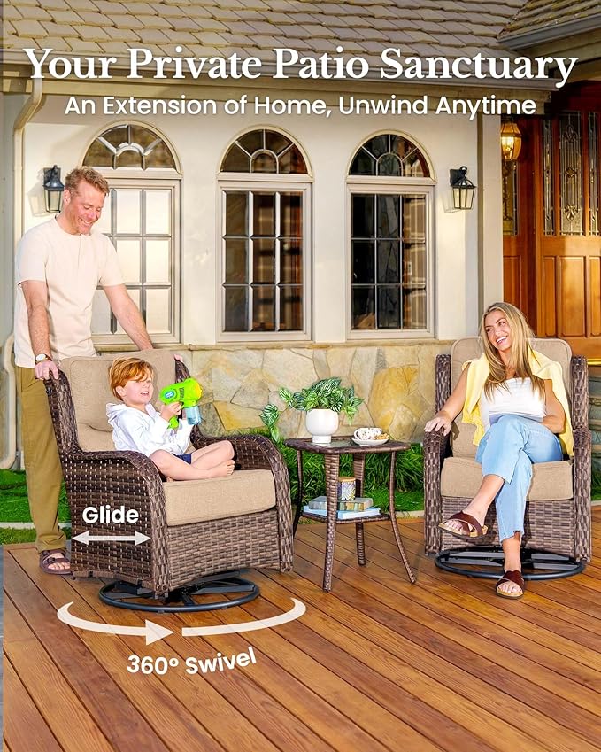 HILLGA 5-Piece Luxury Patio Furniture Set - Image 3