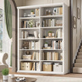 Rresyet 71.8" L *47.2“W Wooden Bookcase and Bookshelf – Extra Large Bookshelf by ReinventingtheGoodinLife