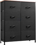 WLIVE Tall Fabric Dresser with 8 Drawers, Storage Tower with Fabric Bins by WLIVE