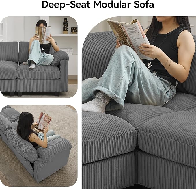 87'' U-Shaped Sectional Sofa - Image 6