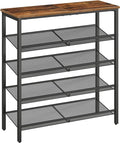 HOOBRO Shoe Rack for Entryway, 5-Tier Shoe Organizer by HOOBRO