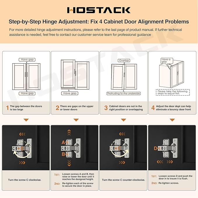 HOSTACK Buffet Sideboard Cabinet - Image 8