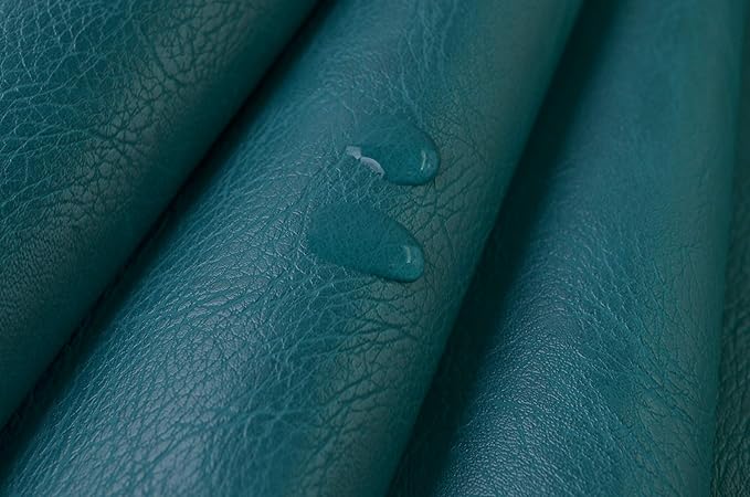Wento Thick 2 Yard Faux Leather Fabric Soft Skin Grain PU Leather Fabric - Image 6