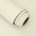 Grasscloth Peel and Stick Wallpaper Beige and Yellow Contact Paper 15.7inch x by lenify