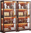 LELELINKY Farmhouse Display Cabinet Set of 2 by LELELINKY
