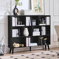LEYAOYAO 10 Cube Bookshelf, 3 Tier Vintage 55" Wide Bookcase by LEYAOYAO-Findtheshiningpointofyourideallife%EF%BC%81