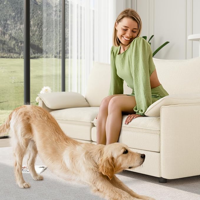 Vesgantti 74" Loveseat Sofa for Living Room, Comfy Cloud Couch Deep Seat - Image 5