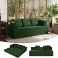 COMAX Futon Sofa Bed Queen, 4 in 1 Folding Boneless Sleeper Corduroy Couch by COMAX