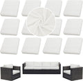 Outdoor Cushion Covers Set, Replacement by SUKAIKEQA
