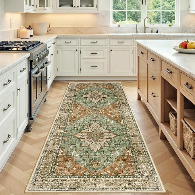 RELEANY Area Rugs 3'x6' Runner Rug Non Slip Washable by RELEANY