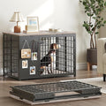 YATINEY Foldable Dog Crate Furniture, Dog Crate by Yatiney