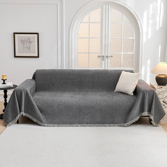 MYSKY HOME Couch Cover for Sofa Couch Covers for Pets, Non Slip Dogs Furniture - Image 8