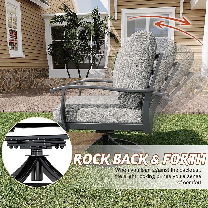 HOMREST 9 PCS Outdoor Patio Furniture Set - Image 3