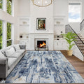 9x12 Area Rugs Washable Rug: Modern Abstract Living Room Rug Soft Anti-Skid by GENTDRIZZ