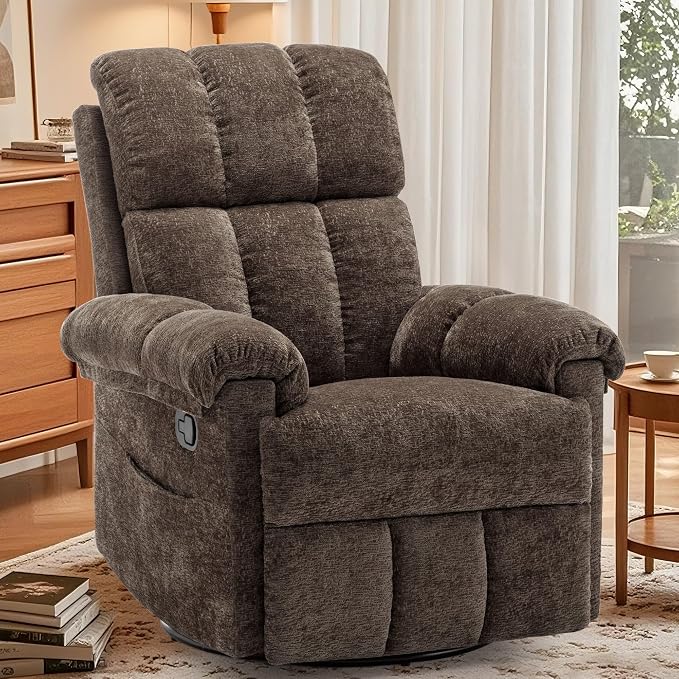 Korser Recliner Chair, Swivel Rocker Recliner Chair by KORSER