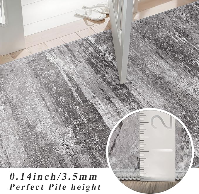 YOUFORTONG Kitchen Runner Rug 2x5: Indoor Washable Non Slip Hallway Bedroom - Image 7