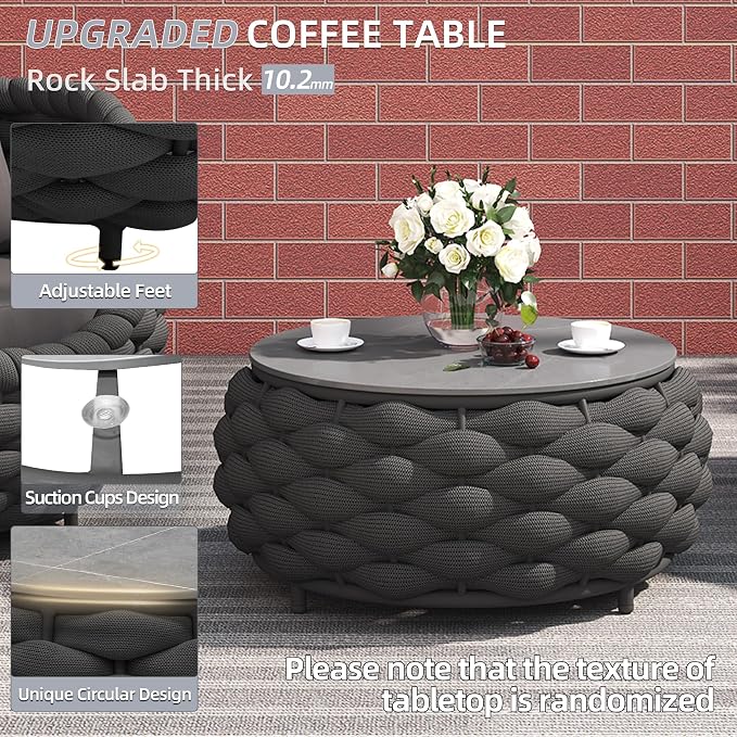 TWT 3 Piece Patio Furniture Set - Image 4