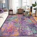RELEANY Washable Area Rugs 7'x9' Non-Slip Modern Abstract Soft by RELEANY