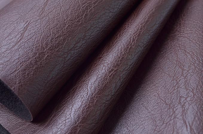 Wento Thick 3 Yard Faux Leather Fabric Soft Skin Grain PU Leather - Image 2