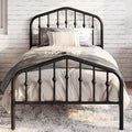 SHA CERLIN Twin Size Metal Platform Bed Frame by SHACERLIN