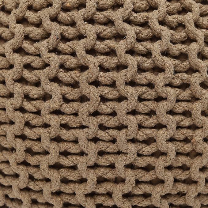 REDEARTH Round Pouf Ottoman - Image 7