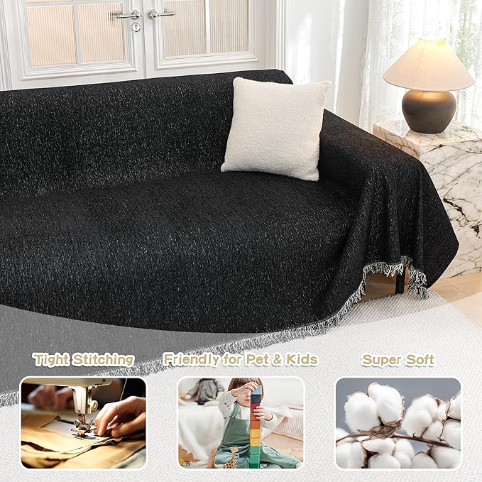 MYSKY HOME Oversized Couch Cover Sofa Covers Couch Covers - Image 2