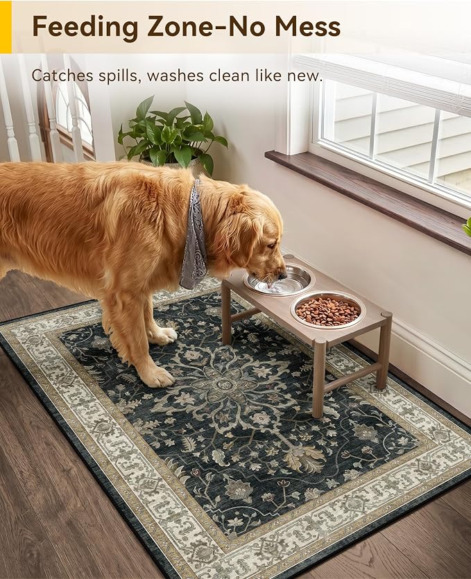 RELEANY Area Rugs 2'x3' Kitchen Rugs Entry Rug Small Rugs - Image 3