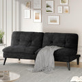 Shintenchi Futon Sofa Bed, Foldable Small Velvet Couch Bed by Shintenchi%7CFurnitureMadeforRealLife
