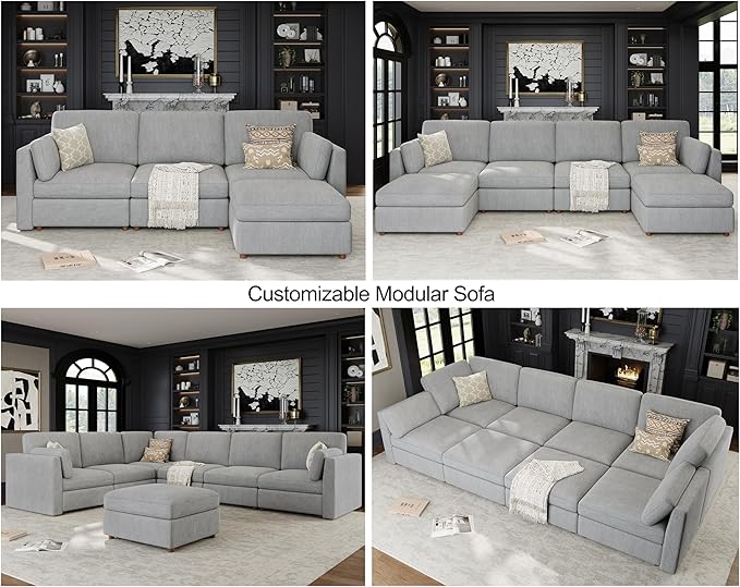 Oversized Modular Sectional Sofa - Image 8