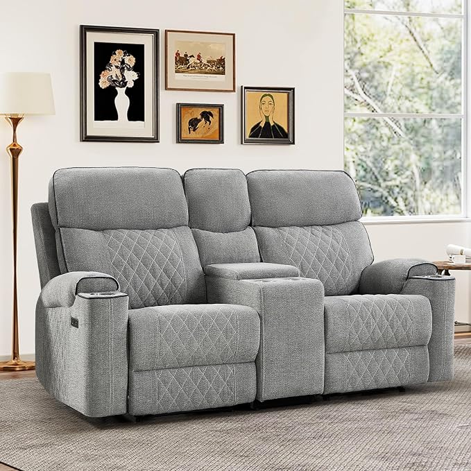 HAOMARKETS Power Reclining Loveseat Sofa by HAOMARKETS