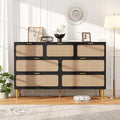 GarveeHome Rattan 7 Drawer Dressers by GarveeHome