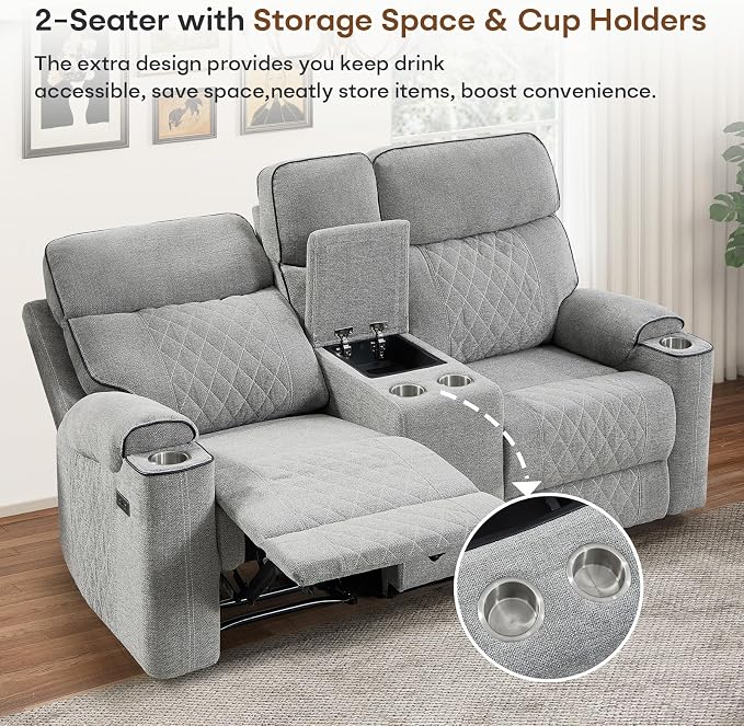 HAOMARKETS Power Recliner Chair Set of 2 - Image 5