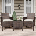 GarveeLife 3-Piece Patio Furniture Set, Rattan Outdoor Furniture by GarveeLife