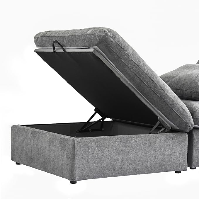 JACH L-Shaped Cloud Sectional Sofa - Image 5
